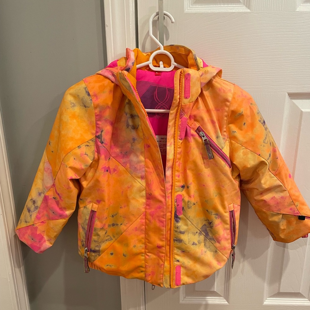 Girls Spyder ski jacket. Size 6. Like new